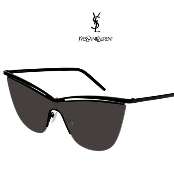 Saint Laurent Accessories - SOLD ELSEWHERE Saint Laurent Womens SL249 RARE DISCONTINUED black/black 99MM